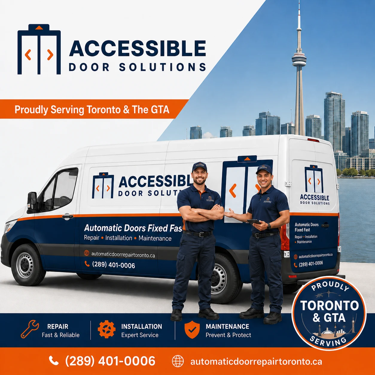 Accessible Door Solutions — proudly serving Toronto and the Greater Toronto Area